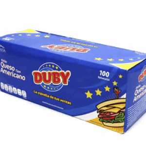 Queso Amarillo 1.8 kg DUBY 100 Rebanadas