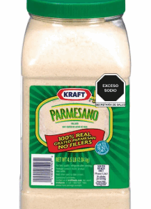 Queso Parmesano Kraft Rallado 2.04 kg